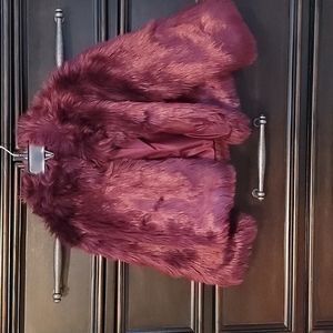 Like New Faux Fur Janie and Jack Coat
